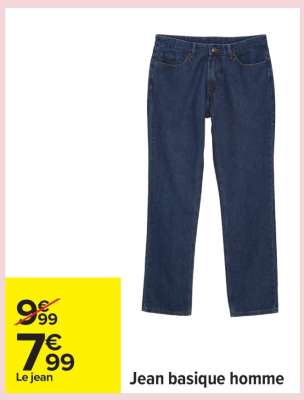 Jean basique homme