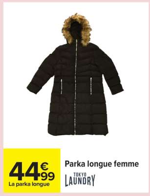 Parka longue femme