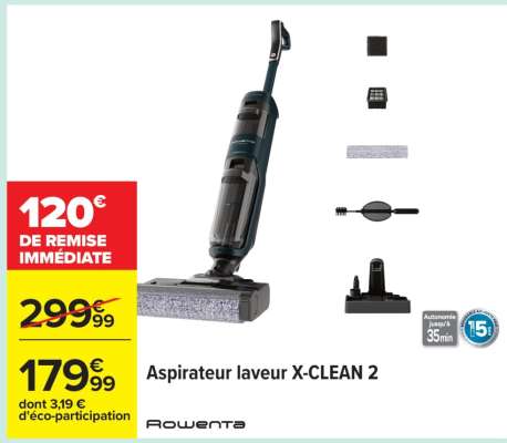 Aspirateur laveur X-CLEAN 2