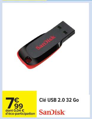 Clé USB 2.0 32 Go