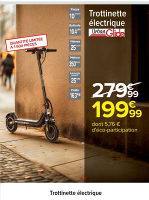 Trottinette électrique UrbanGlide