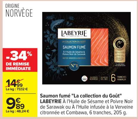 Saumon fumé "La collection du Goût"