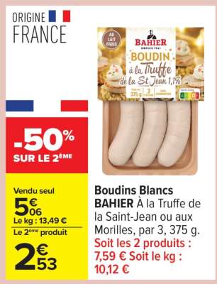 Boudins Blancs BAHIER