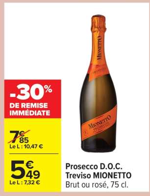 Prosecco D.O.C. Treviso MIONETTO