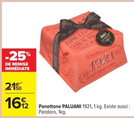 Panettone PALUANI 1921, 1 kg