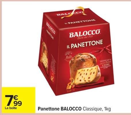 Panettone BALOCCO Classique, 1kg