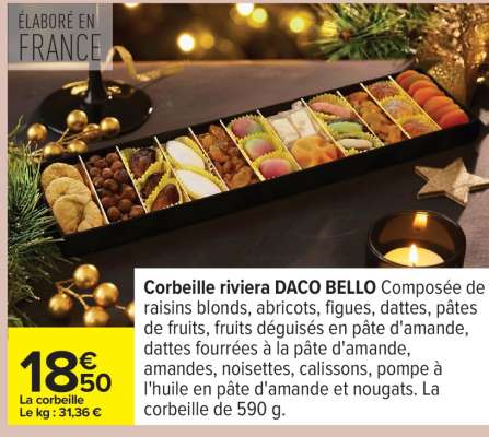 Corbeille riviera DACO BELLO