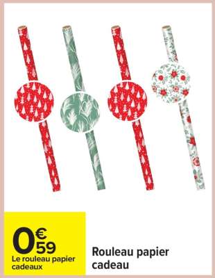 Rouleau papier cadeau