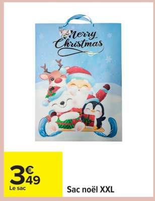 Sac noël XXL