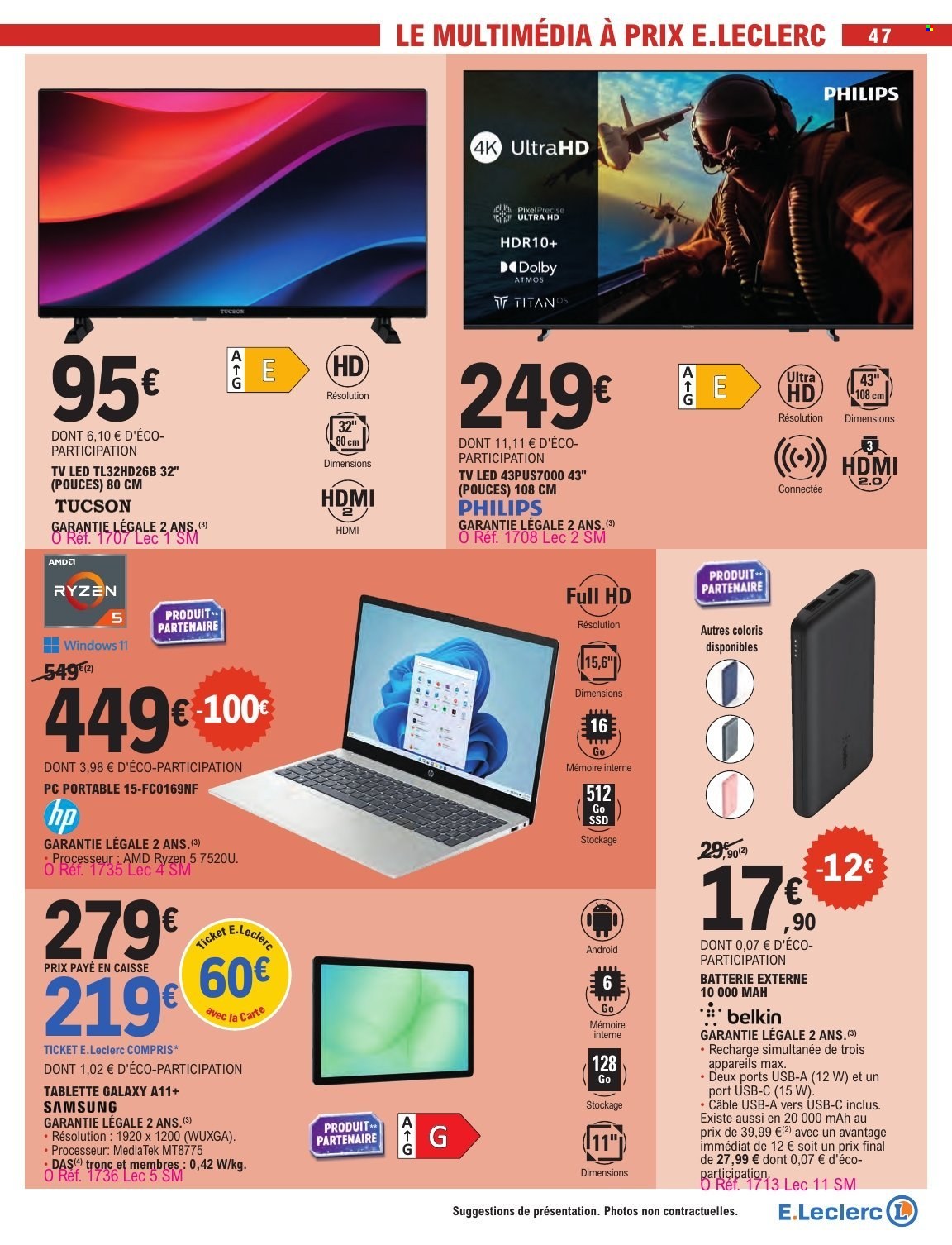 Catalogue E.Leclerc - 09/12/2025 - 20/12/2025. Page 47