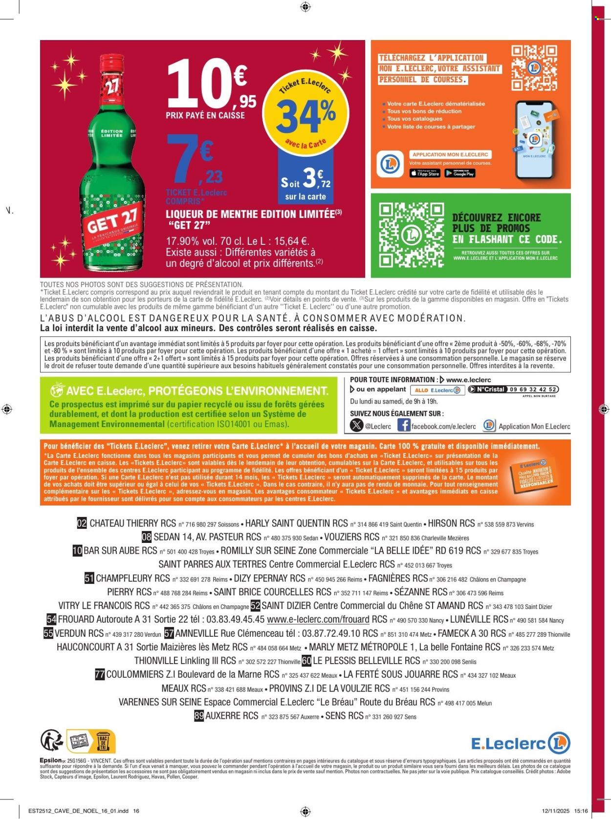 Catalogue E.Leclerc - 09/12/2025 - 20/12/2025. Page 16