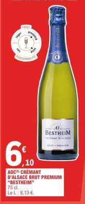 AOC CRÉMANT D'ALSACE BRUT PREMIUM "BESTHEIM"