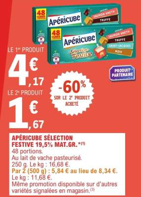 APÉRICUBE SÉLECTION FESTIVE 19,5% MAT.GR.