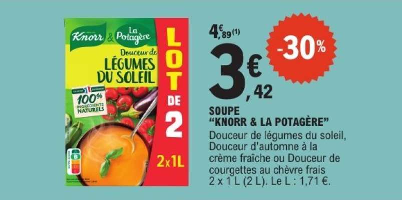 SOUPE "KNORR & LA POTAGÈRE"