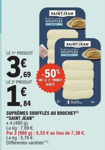 SUPRÊMES SOUFFLÉS AU BROCHET 'SAINT JEAN'