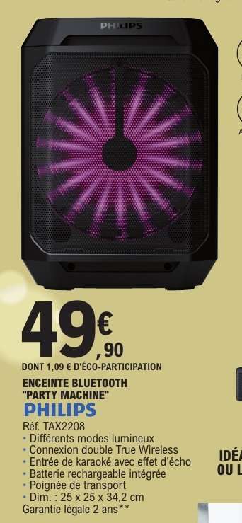 PHILIPS ENCEINTE BLUETOOTH "PARTY MACHINE"