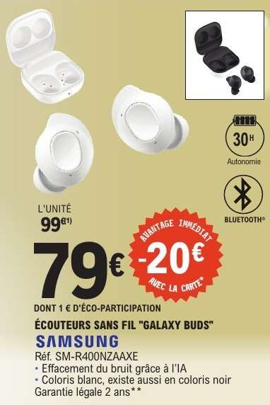 ÉCOUTEURS SANS FIL "GALAXY BUDS"