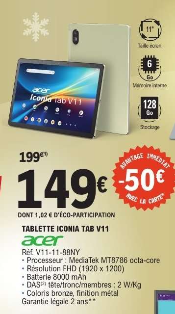 TABLETTE ICONIA TAB V11