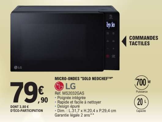 MICRO-ONDES 'SOLO NEOCHEF'™