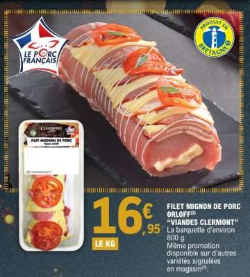 FILET MIGNON DE PORC ORLOFF