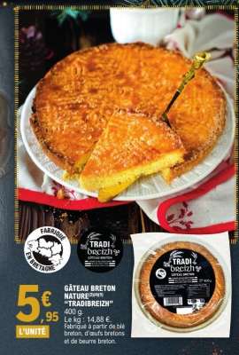 GÂTEAU BRETON NATURE "TRADIBREIZH"