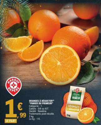 ORANGES À DÉGUSTER "PANIER DU PRIMEUR"