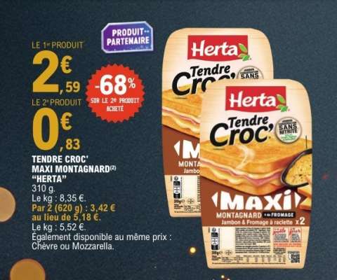 TENDRE CROC' MAXI MONTAGNARD(2) “HERTA”
