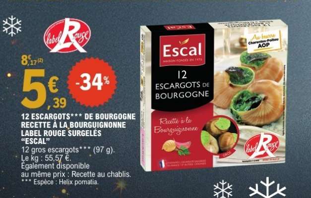 12 Escargots de Bourgogne