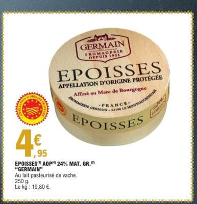 ÉPOISSES AOP 24% MAT. GR. "GERMAIN"