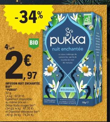 Infusion Nuit Enchantée Bio Pukka