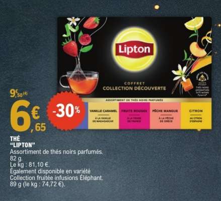 THÉ “LIPTON”