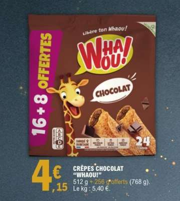 CRÊPES CHOCOLAT WHAOU!