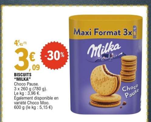 Biscuits 'Milka'