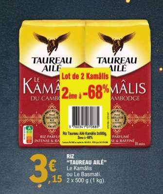 Riz "Taureau Ailé"