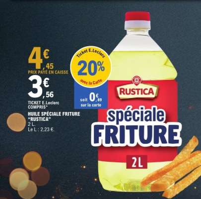 HUILE SPÉCIALE FRITURE “RUSTICA”