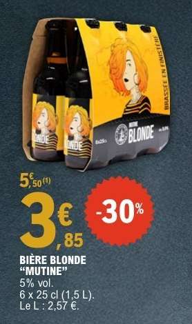 BIÈRE BLONDE “MUTINE”