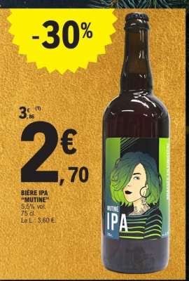 BIÈRE IPA “MUTINE”