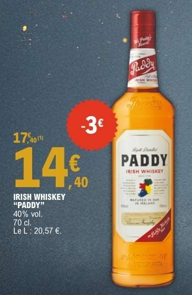IRISH WHISKEY "PADDY"