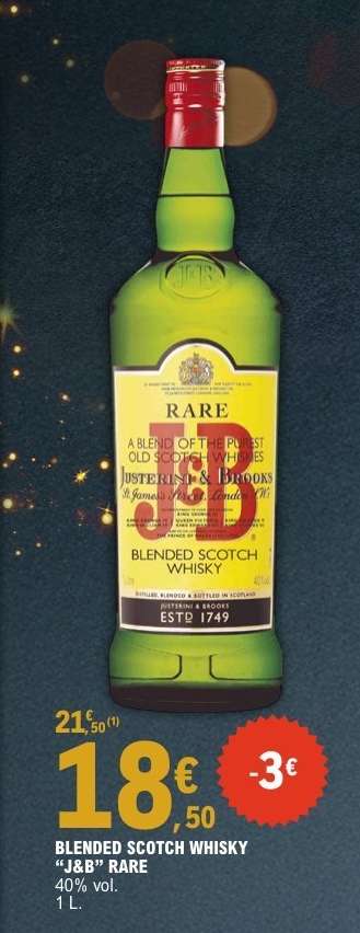BLENDED SCOTCH WHISKY "J&B RARE"