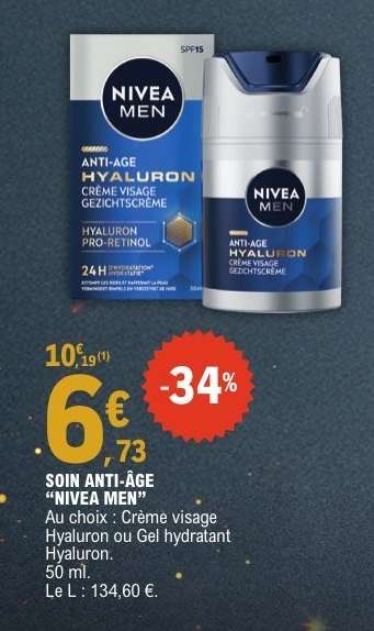 SOIN ANTI-ÂGE "NIVEA MEN"