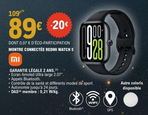 MONTRE CONNECTÉE REDMI WATCH 5