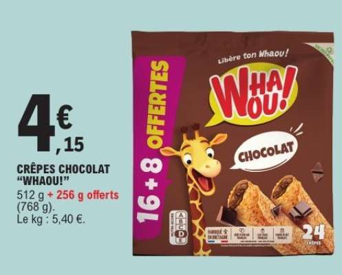 CRÊPES CHOCOLAT WHAOU!