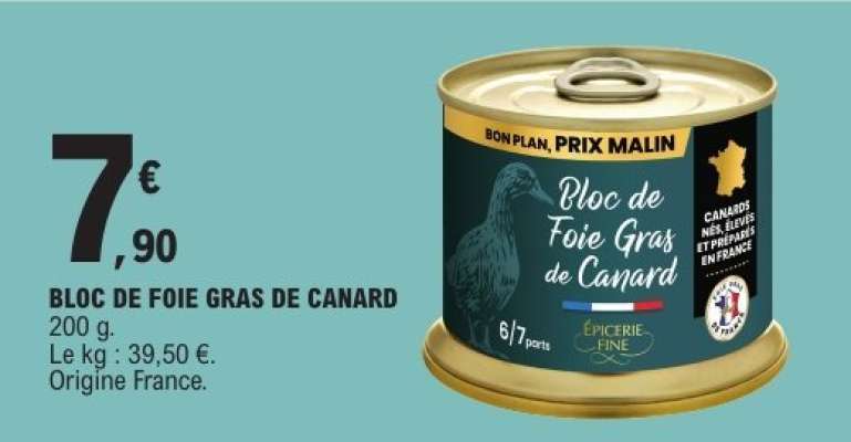 Bloc De Foie Gras De Canard