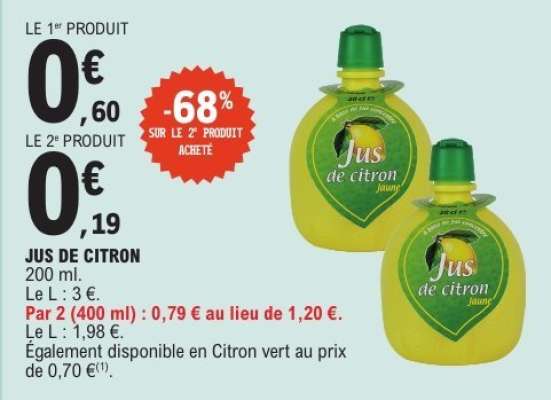 Jus De Citron