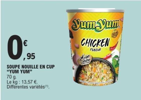 Soupe Nouille en Cup 'Yum Yum'
