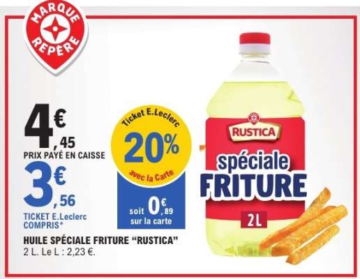 HUILE SPÉCIALE FRITURE “RUSTICA”