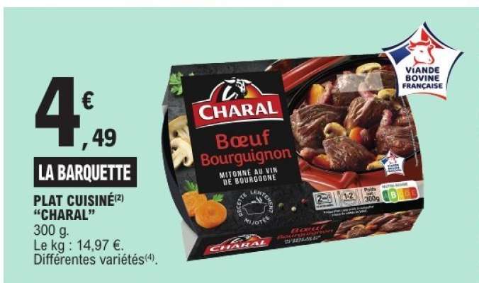 Plat Cuisiné 'Charal'