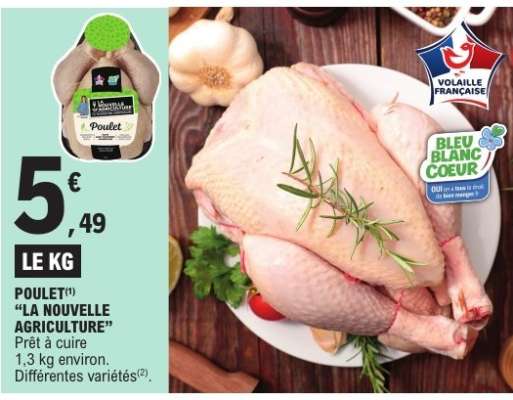 Poulet "La Nouvelle Agriculture"