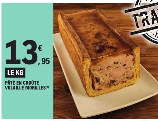 PÂTE EN CROÛTE VOLAILLE MORILLES