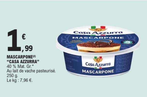 MASCARPONE "CASA AZZURRA"